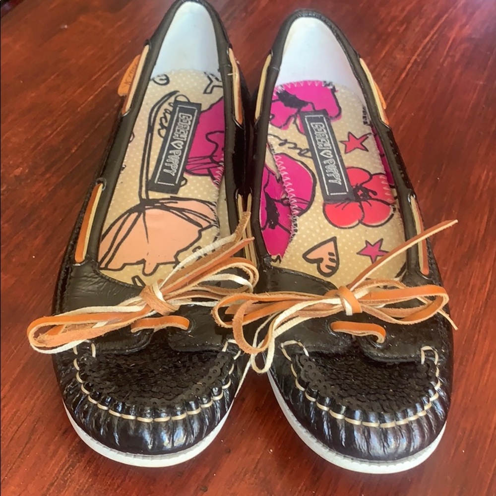 Coach poppy boat shoes